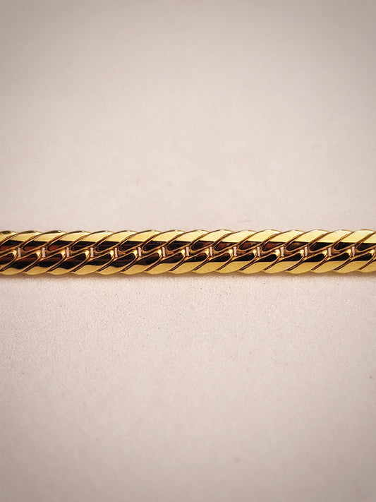 PULSERA SNAKE BONE 3MM 20 CM