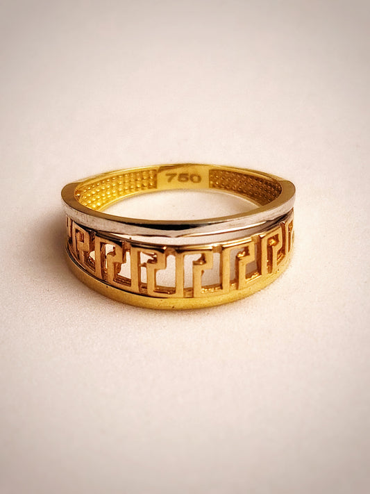 ANILLO VERSACE 3 OROS