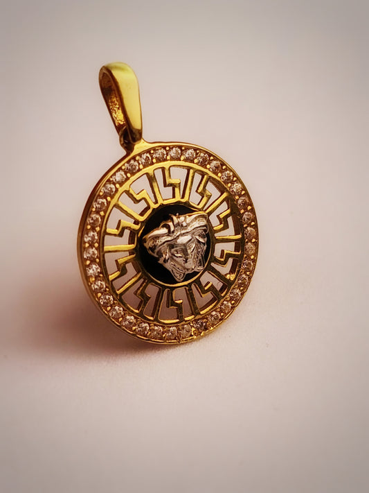 COLGANTE MEDUSA VERSACE STYLE