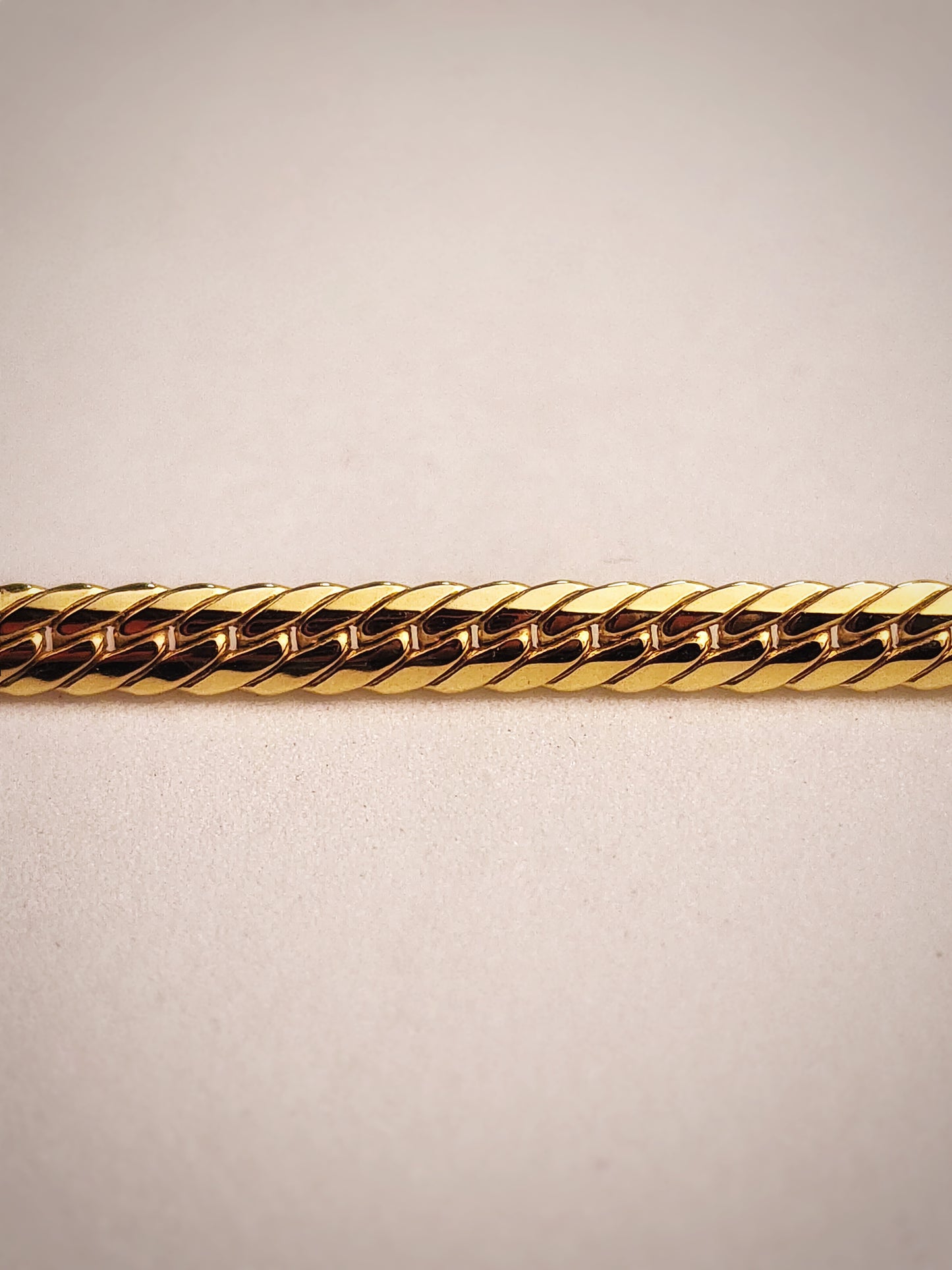 PULSERA SNAKE BONE  3MM 20 CM
