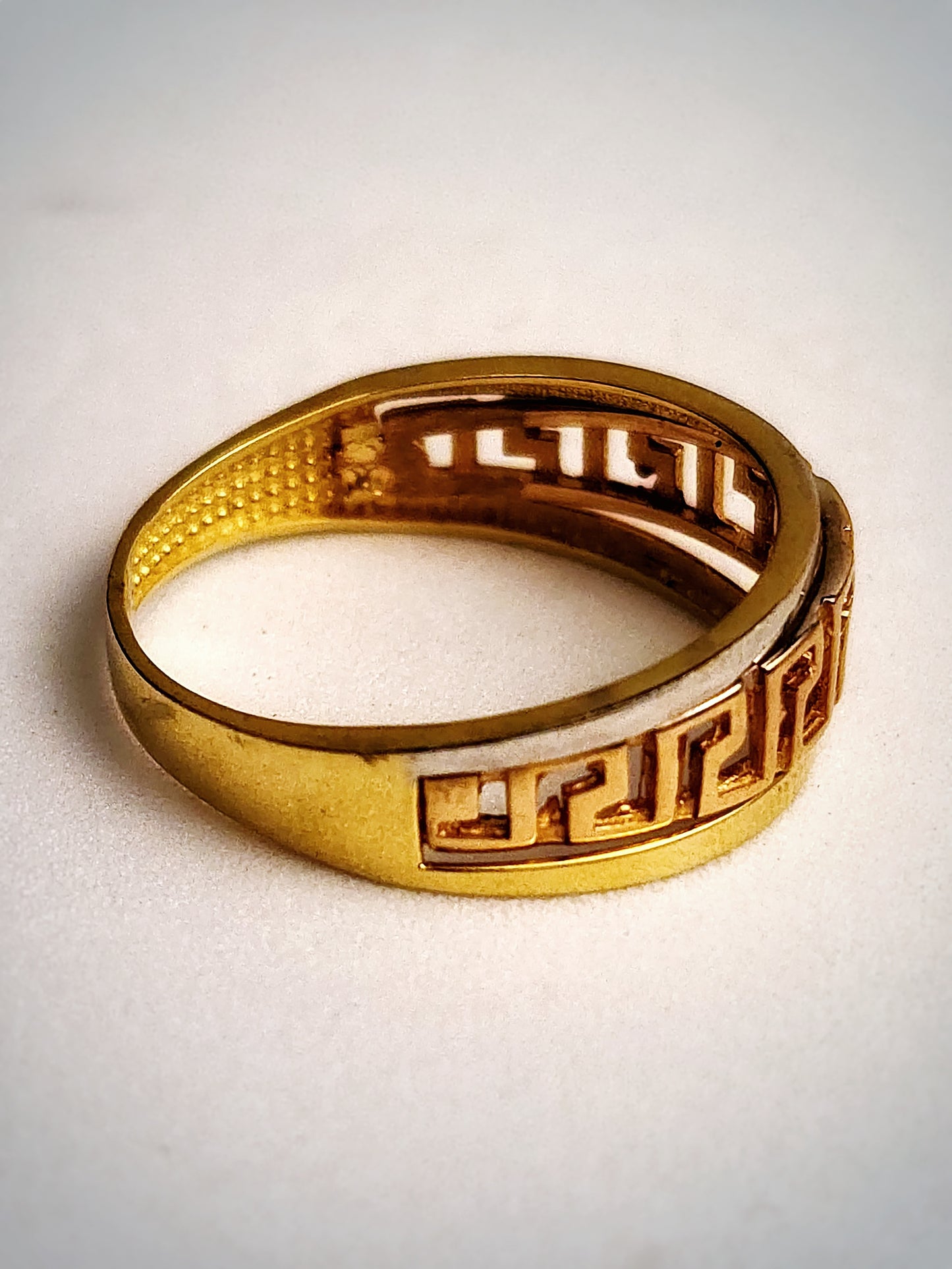 ANILLO VERSACE 3 OROS