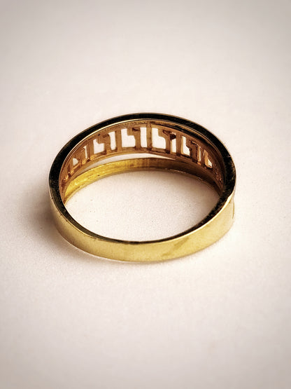 ANILLO VERSACE 3 OROS