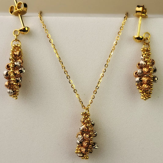 CONJUNTO ROMBOS 3 OROS