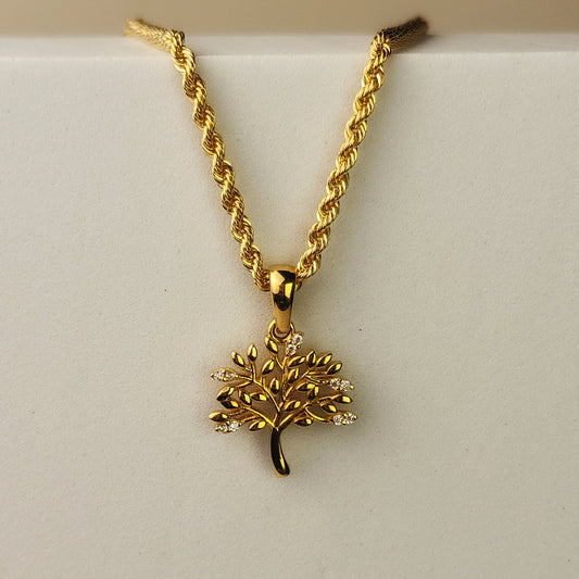 COLGANTE ARBOL PIEDRAS BLANCAS