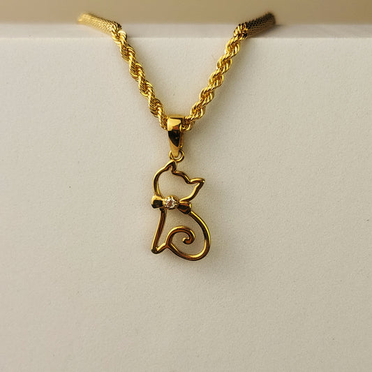 COLGANTE GATO CON CORBATÍN