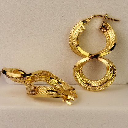 PENDIENTES SNAKE GRAVADOS
