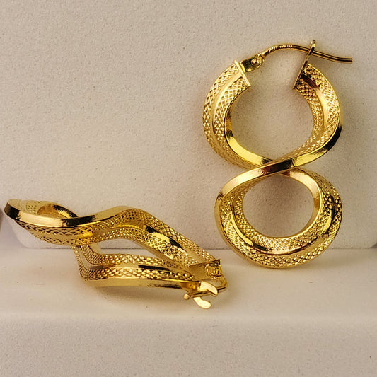 PENDIENTES SNAKE GRAVADOS