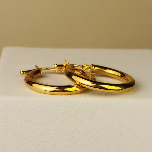 PENDIENTES CANDONGA LISA 1,5CM