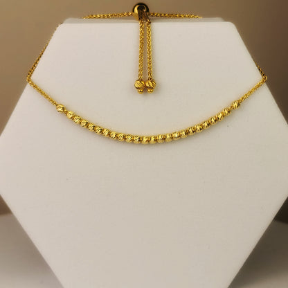 PULSERA ESFERAS GRADUABLE ORO 2,5MM