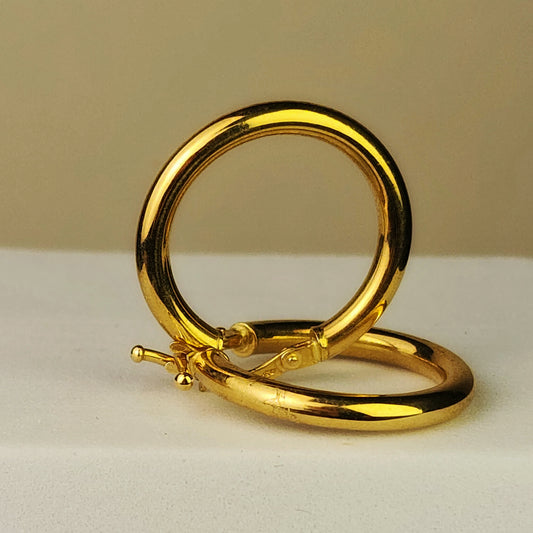 PENDIENTES CANDONGA LISA 1,5CM