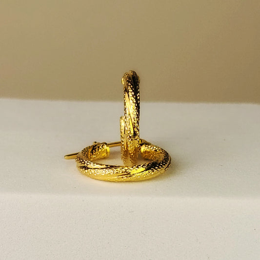 PENDIENTES CANDONGA TEXTURIZADA