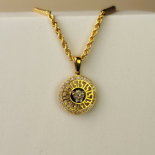 COLGANTE MEDUSA VERSACE STYLE