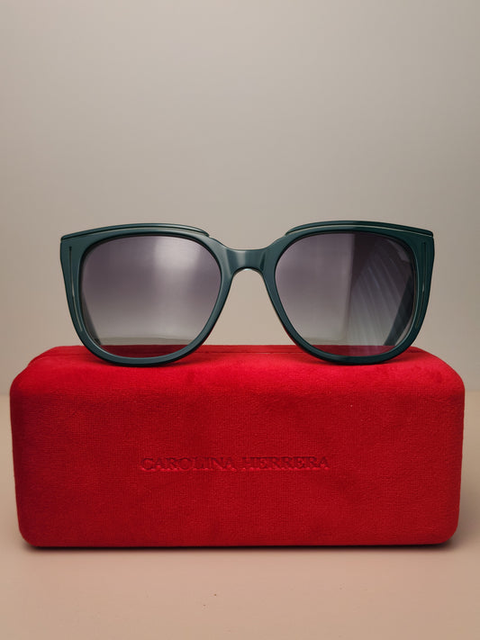 GAFAS CAROLINA HERRERA SQUARE EMERALD & GOLD